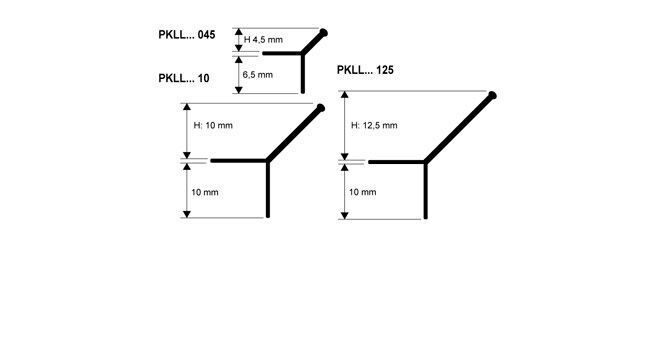 Prokerlam line алюминиевая раскладка для плитки